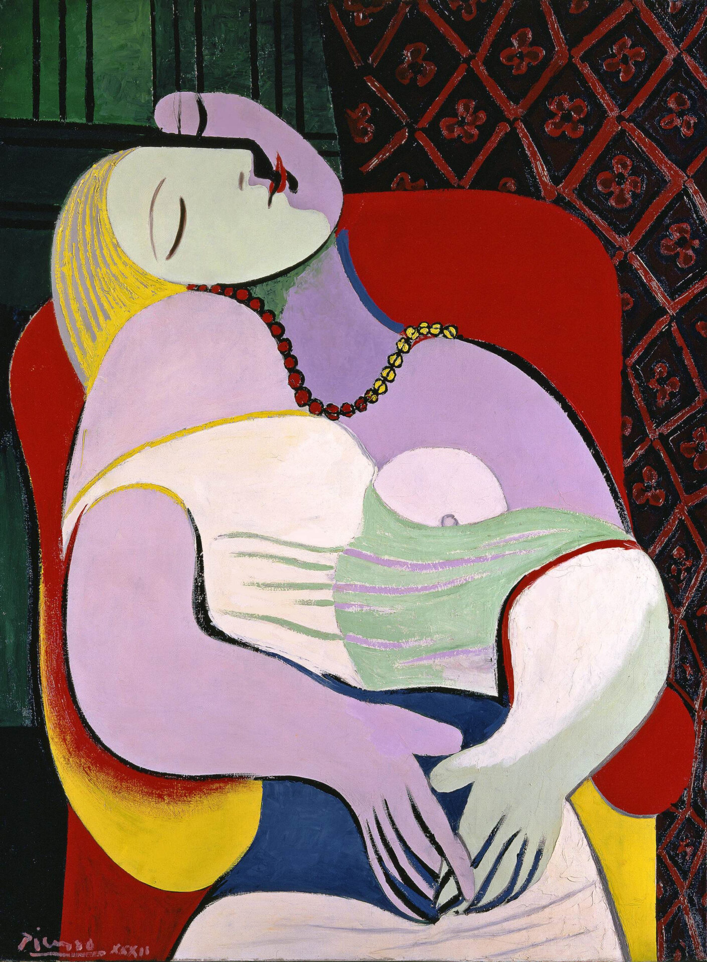 Pablo Picasso, Le Rêve (The Dream), 1932, Private collection© Succession Picasso/DACS London, 2017